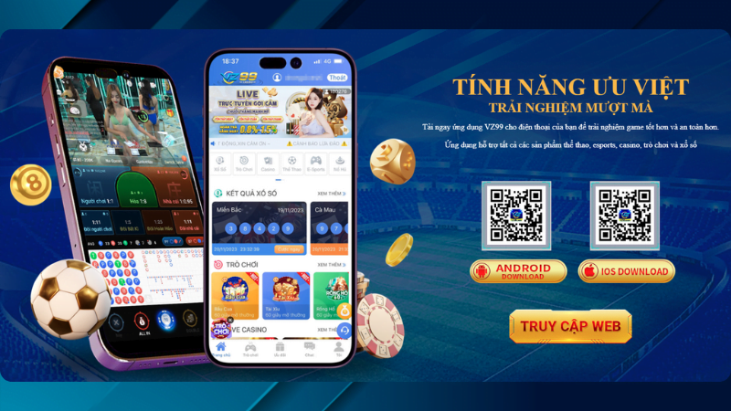 HD download ứng dụng VZ99 chỉ 4 đến 5 phút
